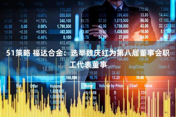 51策略 福达合金：选举魏庆红为第八届董事会职工代表董事